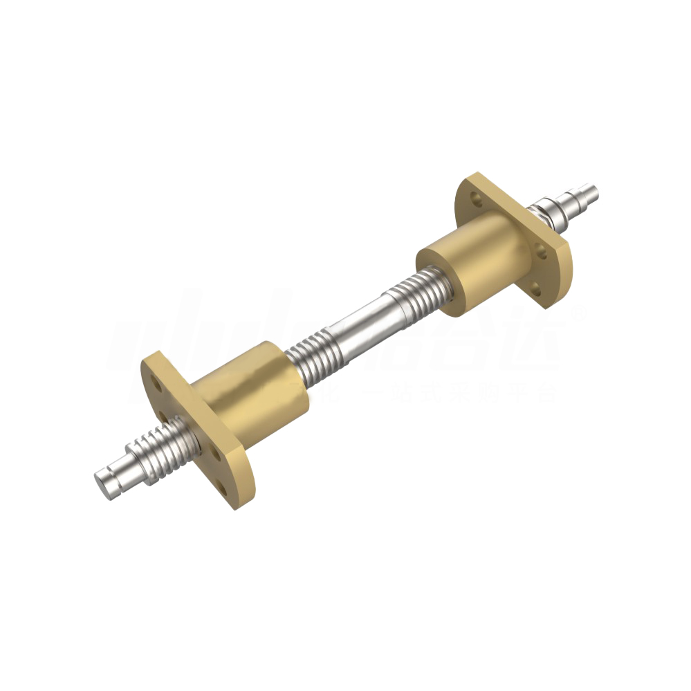 30度梯形絲杠組件 法蘭型螺帽 支持側(cè)+支持側(cè)