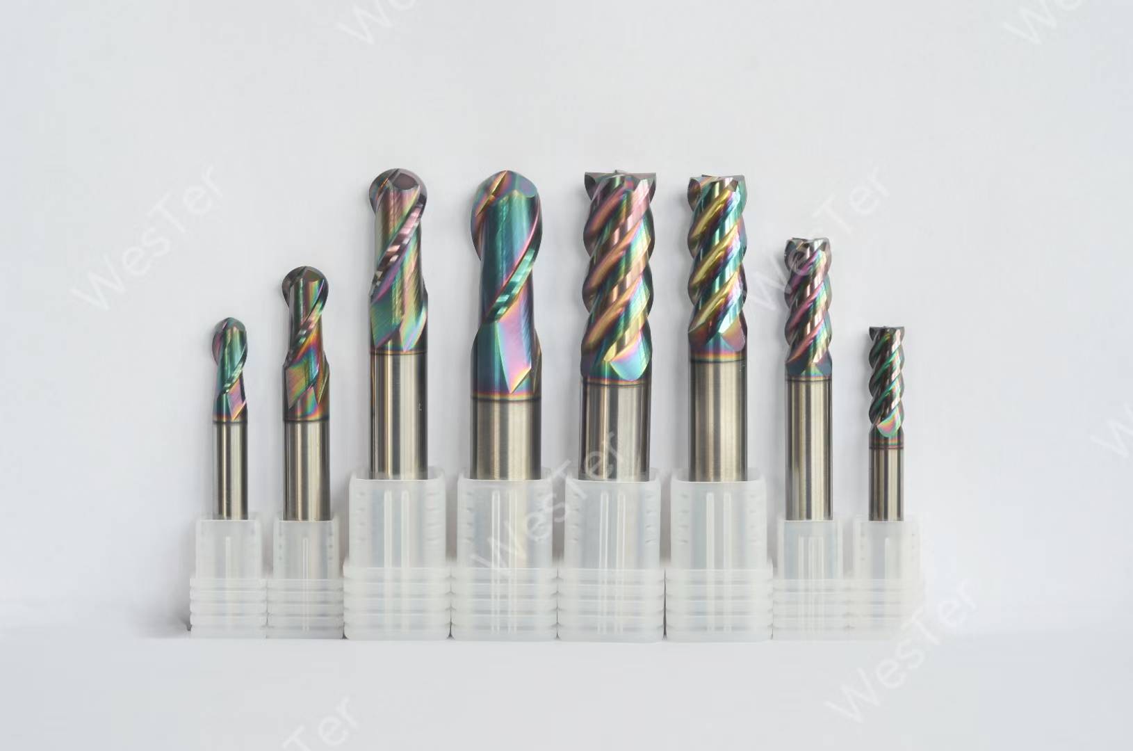 韦斯特KS620   四刃铣刀 七彩涂层适用加工HRC52以下普通钢材