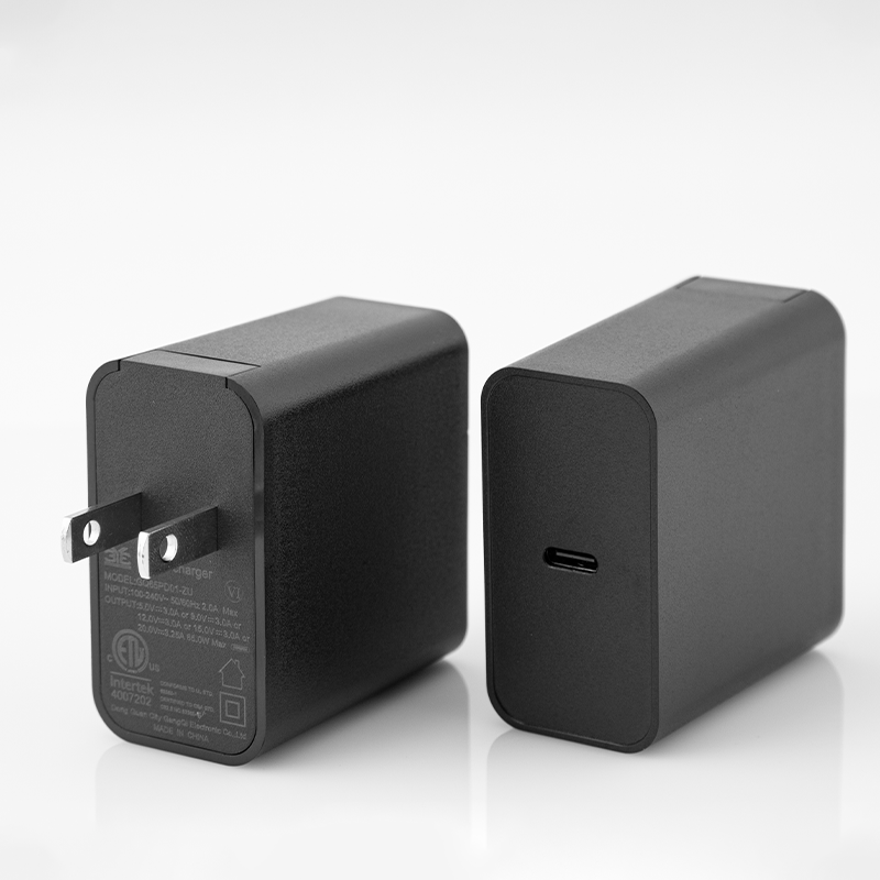 pd65w充电头快速充电器pd65w美规充电器快充充电头跨境快充头电源