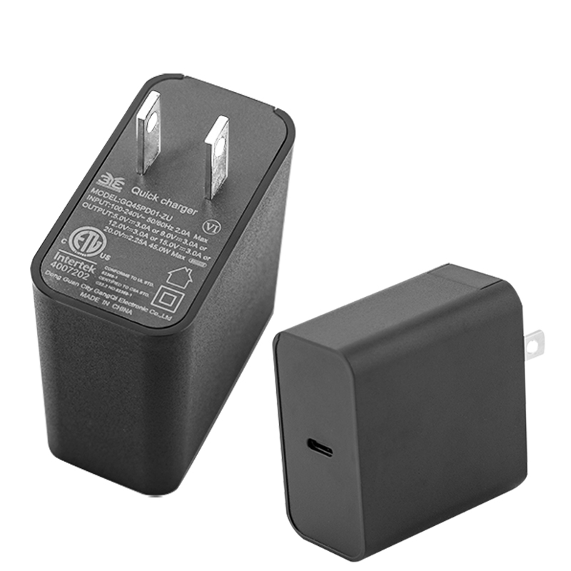 PD45W美规充电头pd45w充电器快充头适配器充电器pd手机电脑快充头电源