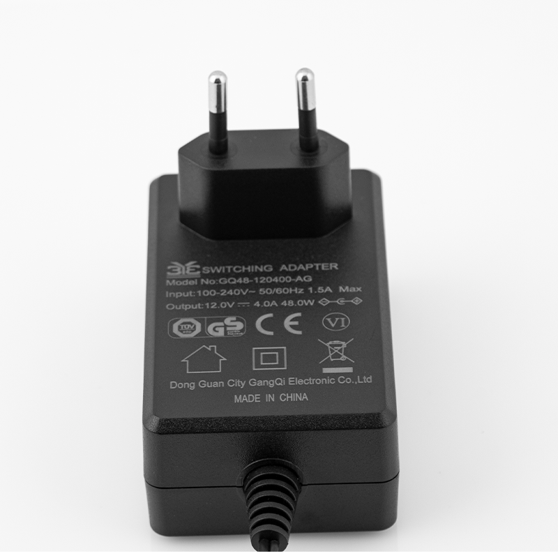 12v4a欧规电源适配器欧规认证48W充电器电源适配器欧洲灯带充电头