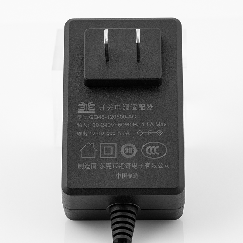 12v5a中规国示电源适配器12v充电器12v5a电源适配器插墙式3c认证按摩仪电源