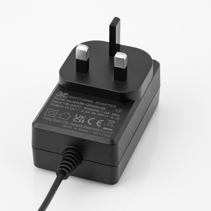 12v3a英规电源适配器UKCA认证12v3a英规电源适配器配按摩仪灯带香氛机