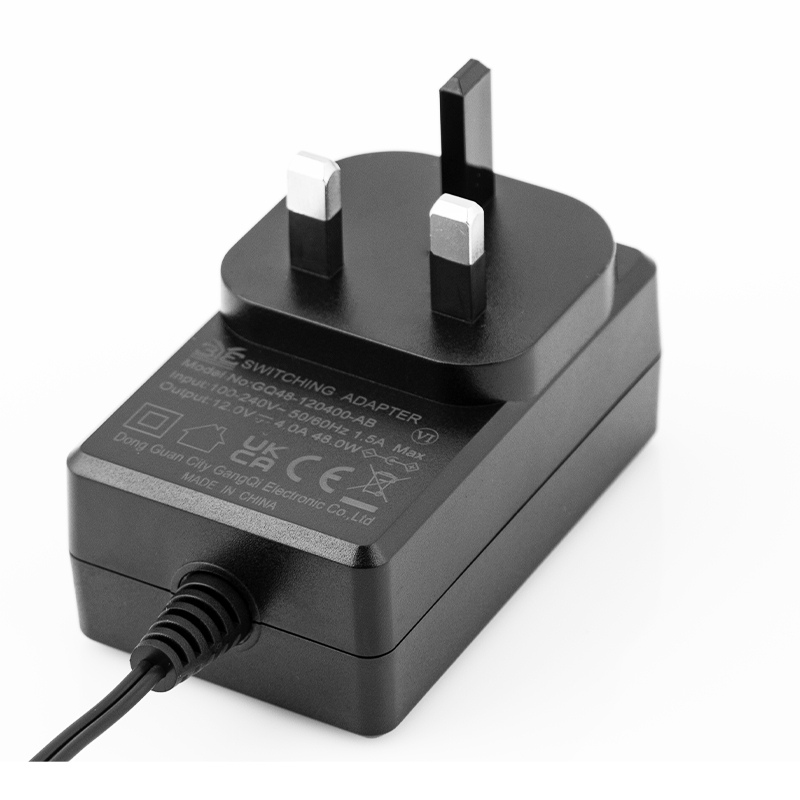 12v4a英规电源适配器UKCA认证12v4a英规48W电源适配器配按摩仪灯带香氛机