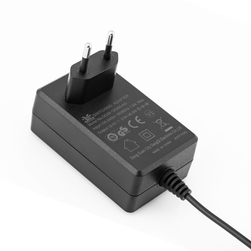 12v3a欧规电源适配器欧规认证36W充电器电源适配器欧洲灯带充电头