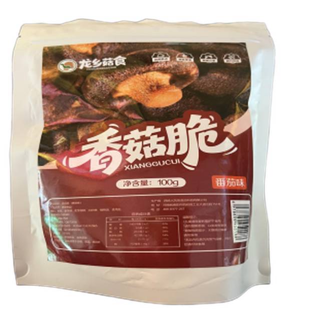 香菇脆哪吒菇里100g多口味休闲小零食健康果蔬脆追剧零食解馋香菇